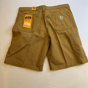 Carhartt Men's‎ Cargo Work Shorts Brown Size 40 Rugged Flex Canvas